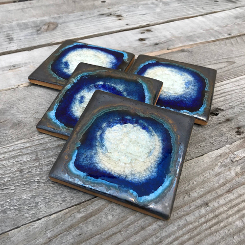 Click to view detail for KB-584 Coasters Set of 4 Tin Man $45